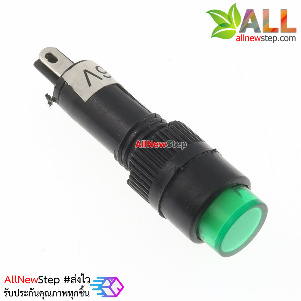 NXD-215 ไฟ LED signal สำหรับติดแผงควบคุม สีเขียว 36VDC