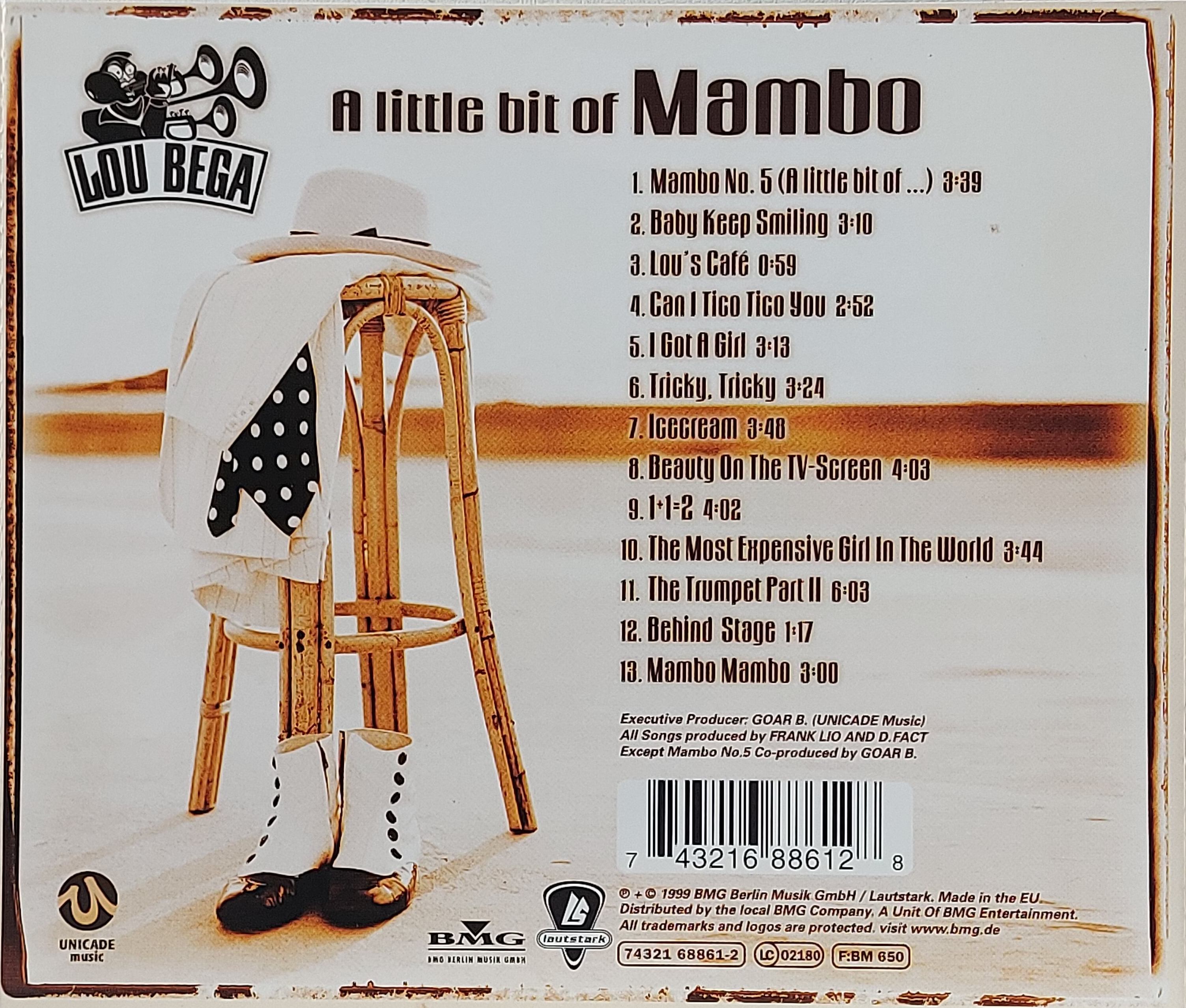 Used CD,Lou Bega - A LittleBit of Mambo (C)(1999)(EU)