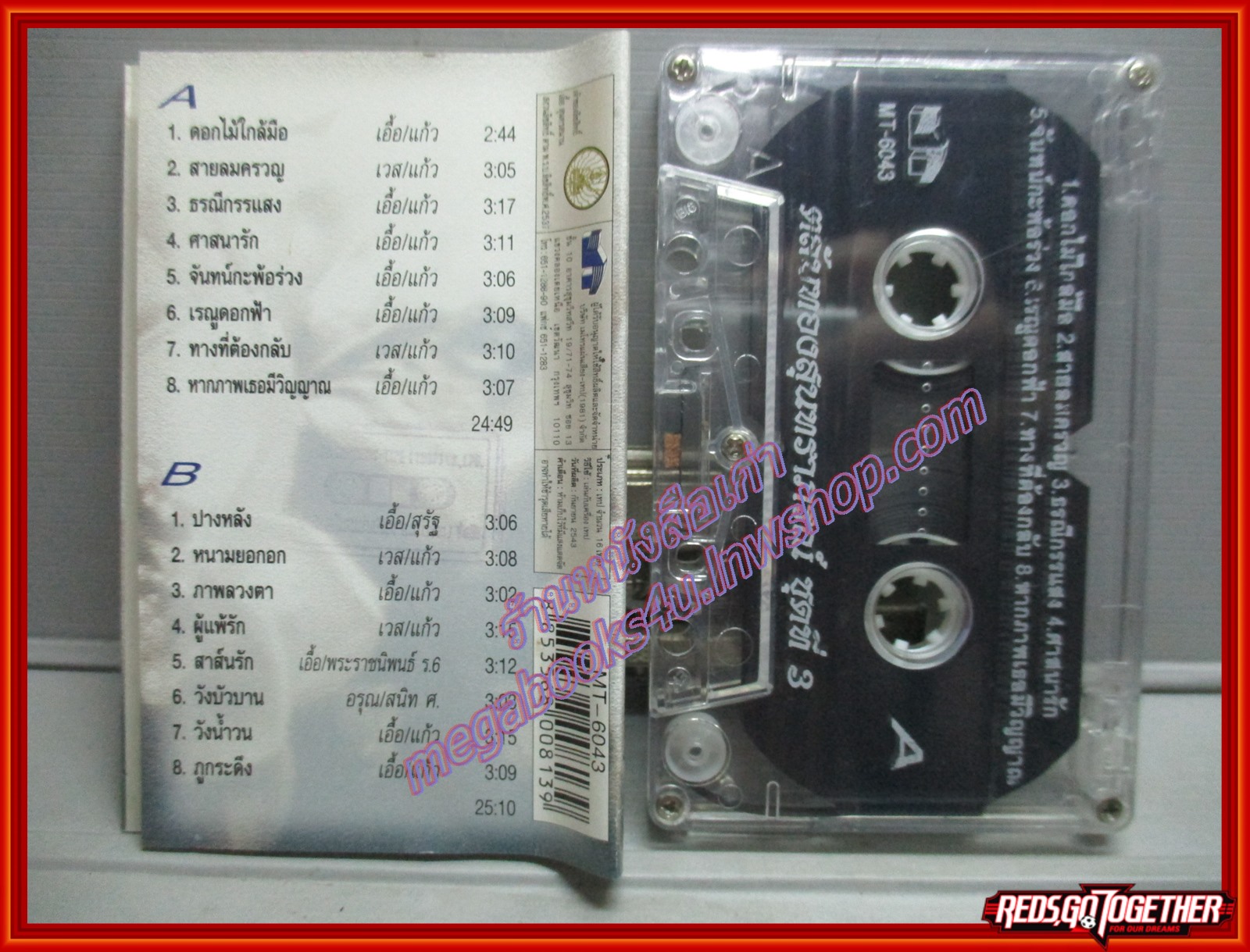 เทปเพลงไทยลูกกรุง มัณฑนา โมรากุล อัลบั้ม จันทน์กะพ้อร่วง (ตลับทองสุนทราภรณ์)