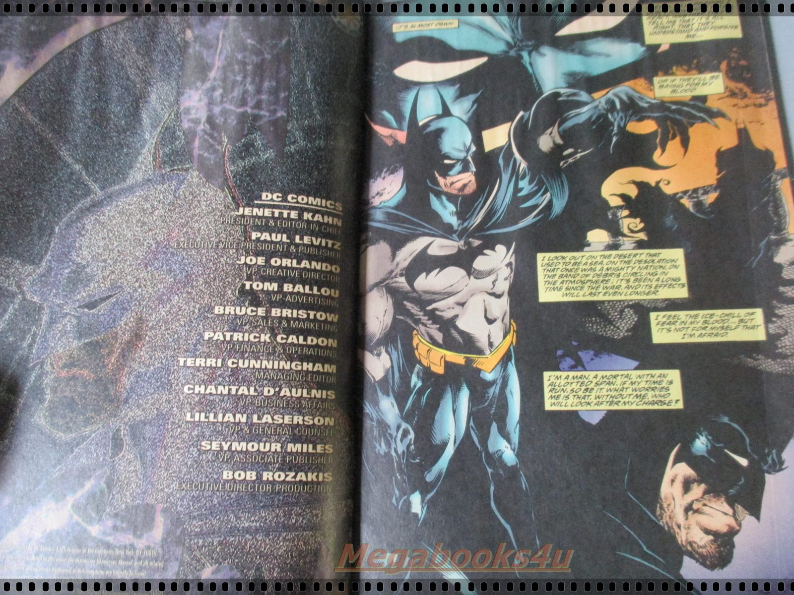 การ์ตูน DC comics การ์ตูนภาษาอังกฤษ แบทแมน BATMAN ฉบับที่ 02 ตอน SHADOW OF THE BAT/THE TYRANT ปี2537