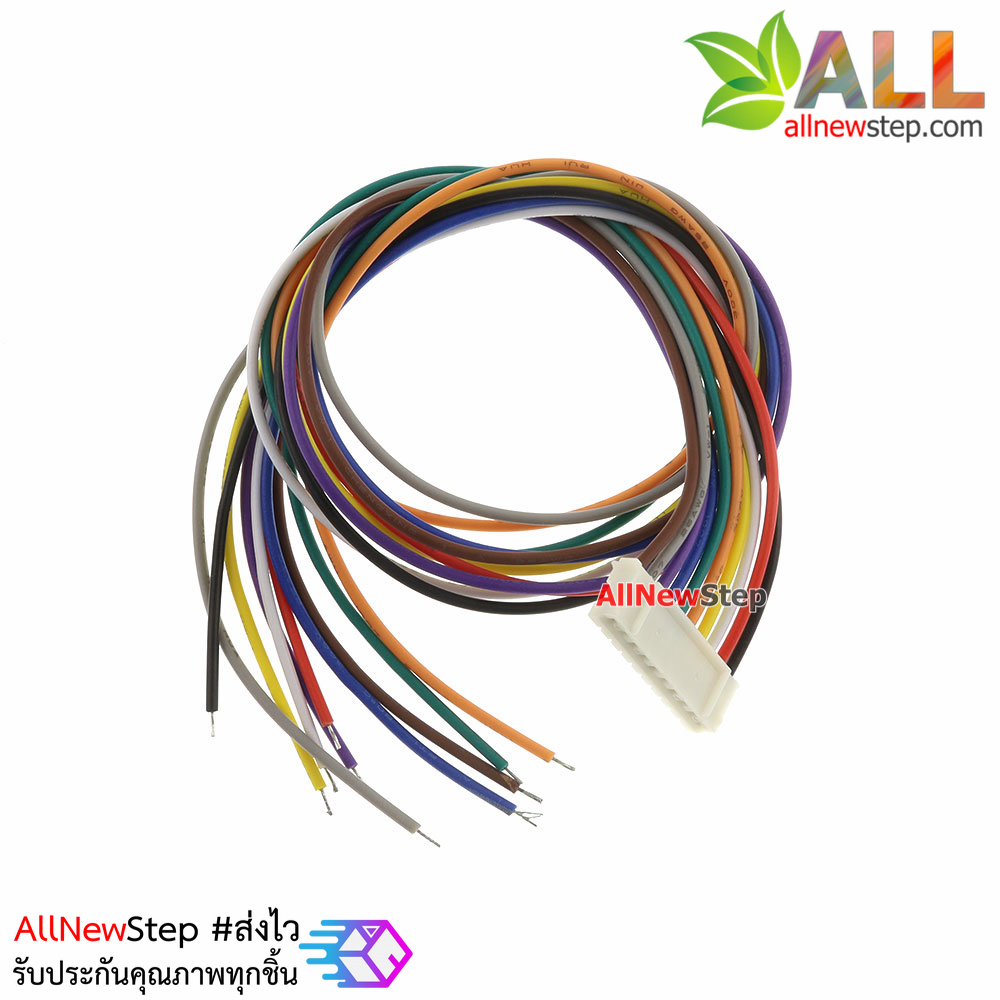 สายไฟจัมเปอร์ PH2.0 10p ระะห่างระหว่างขา 2.0mm สายไฟ 10 เส้น ยาว 30 cm