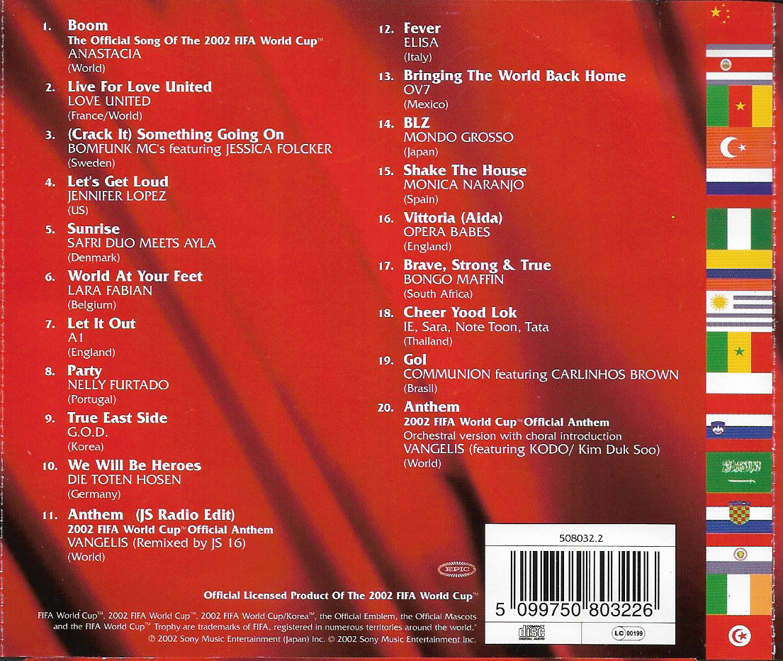 CD,The Official Album Of The 2002 FIFA World Cup (Various Artists)(2002)