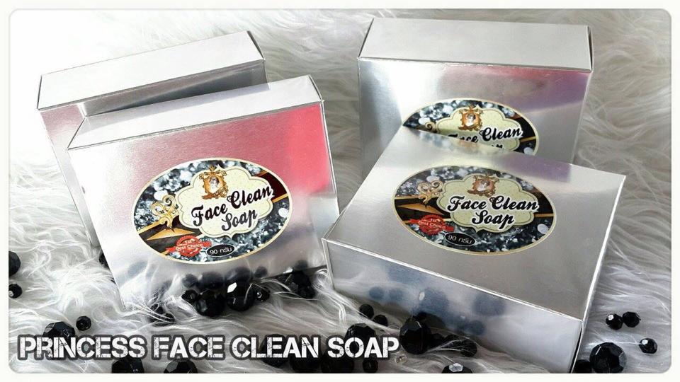 Princess Face Clean Soap. (สบู่โคลนภูเขาไฟดีท๊อกสารพิษ สำหรับผิวหน้า)