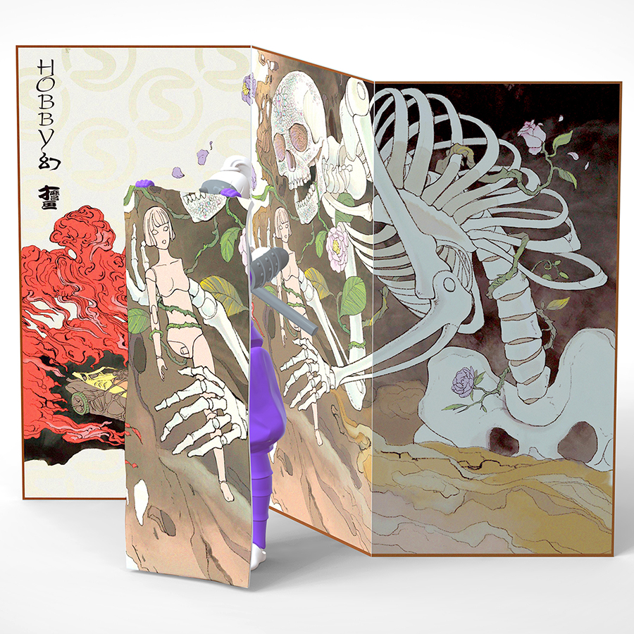 1/24 SANSHIROU FROM THE SENGOKU—NINJA GIRL PURPLE