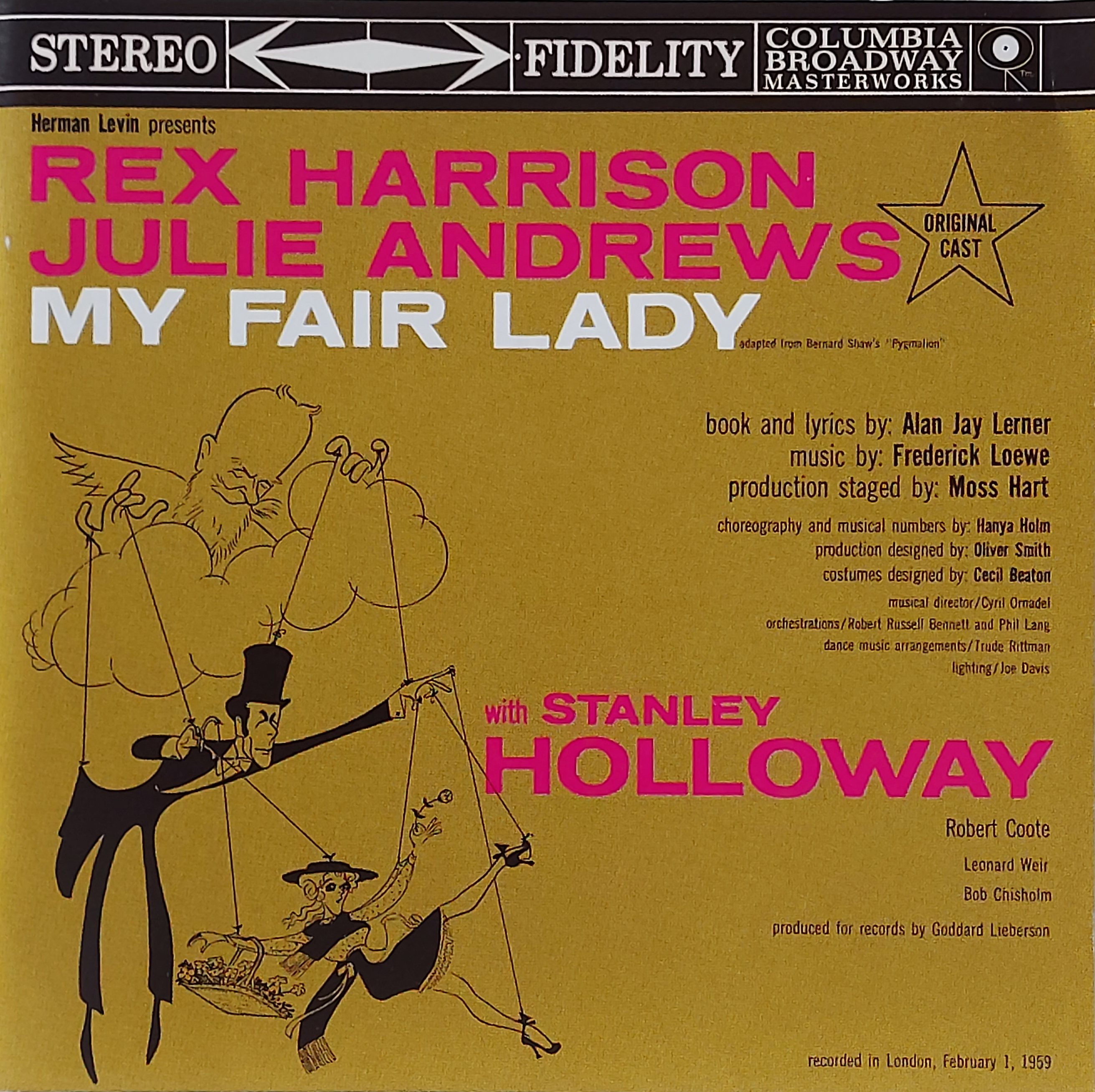 Used CD,Rex Harrison Julie Andrews - My Fair Lady (A)(1998)(USA)