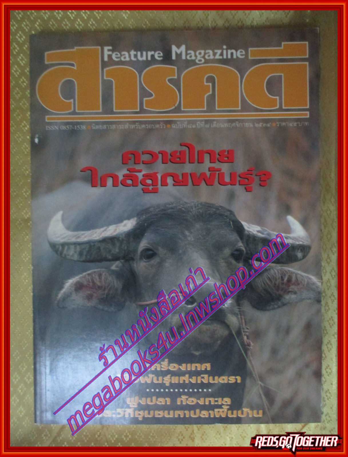 นิตยสารสารคดี ฉบับที่081 พ.ย.2534,ควาย,เครื่องเทศ,ชุมชนหาปลาพื้นบ้าน,เที่ยวนครปฐม,