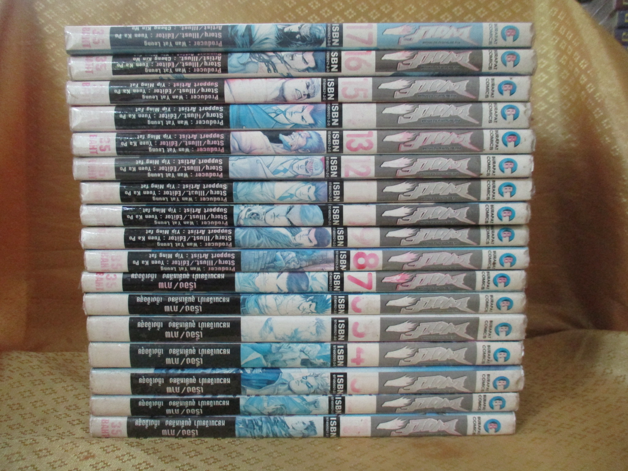 การ์ตูนเช่า WOLF หน่วยรบหมาป่าทมิฬ ครบชุด17เล่มจบ สนพ.บูรพัฒน์ ห่อปก ไม่แม็กซ์