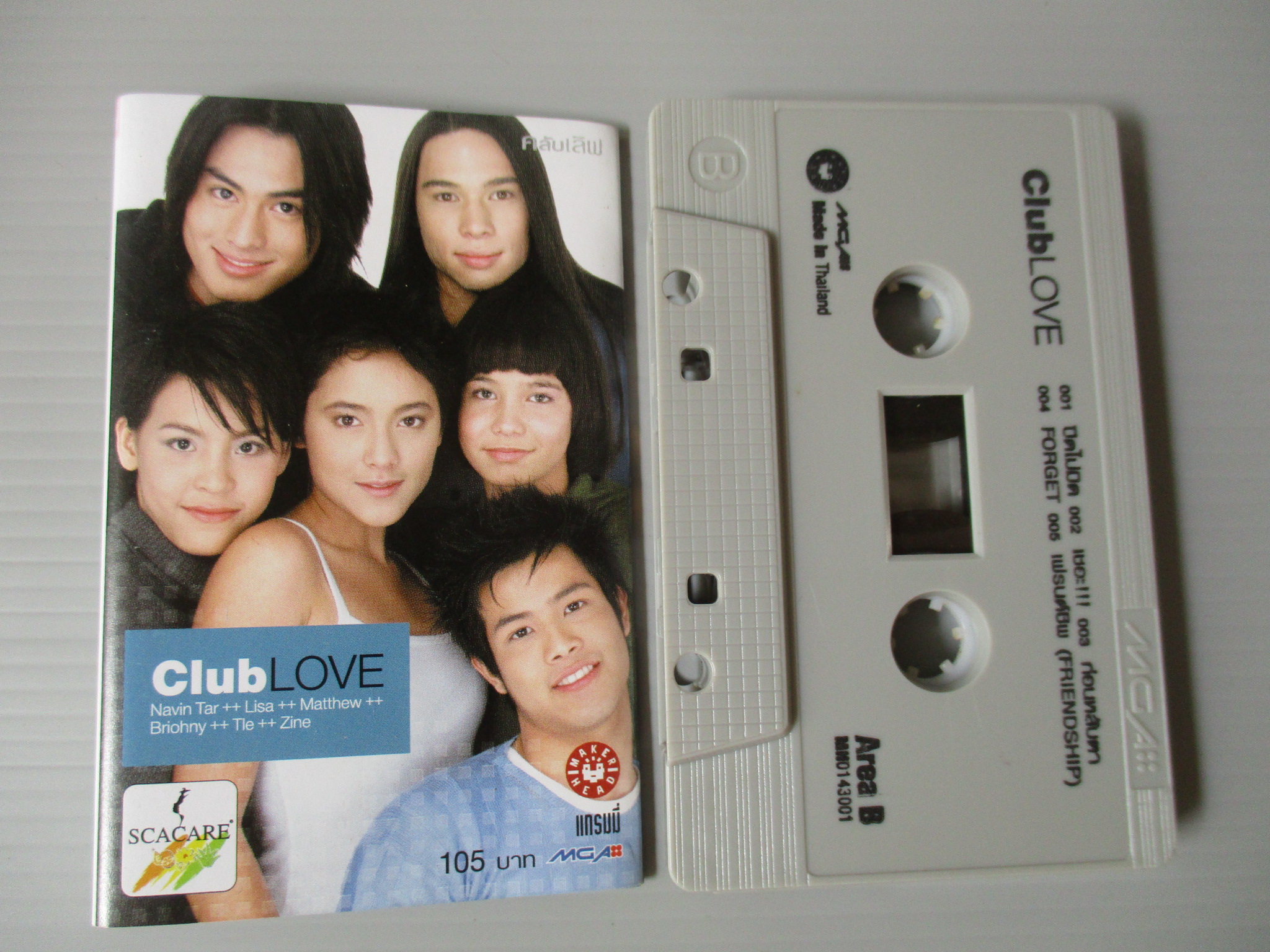 เทปเพลงไทยสากล อัลบั้ม CLUB LOVE