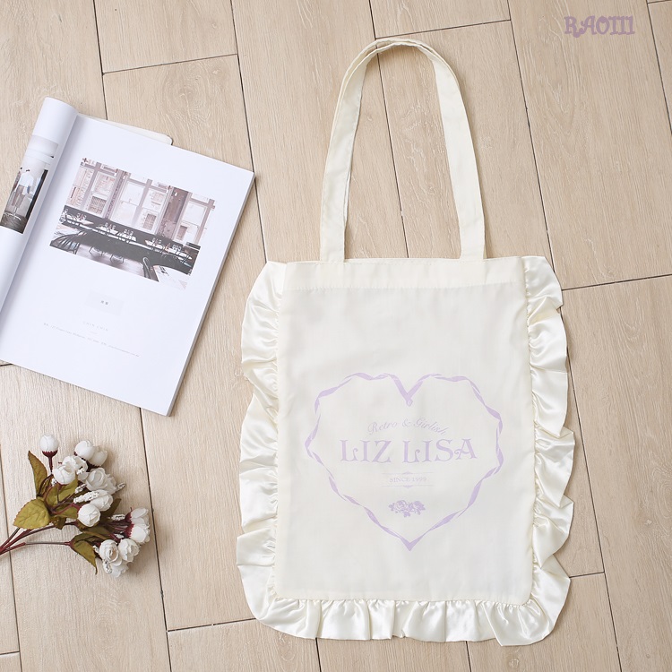 Popteen x LIZ LISA กระเป๋าสะพายมีระบายด้านข้าง (กล่องเดิม)