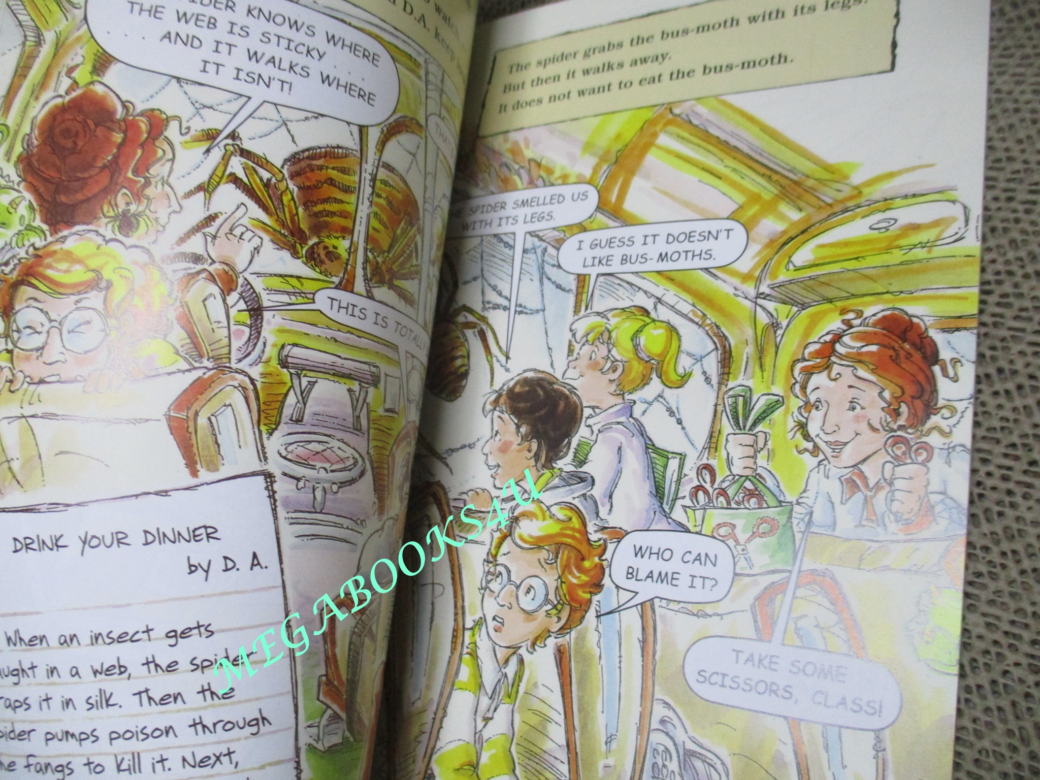 หนังสือภาษาอังกฤษ การ์ตูนวิทยาศาสตร์ Magic School Bus / SCHOLASTIC READER จำนวน8เล่ม/แพค (มือสอง) (สภาพ85-95%)