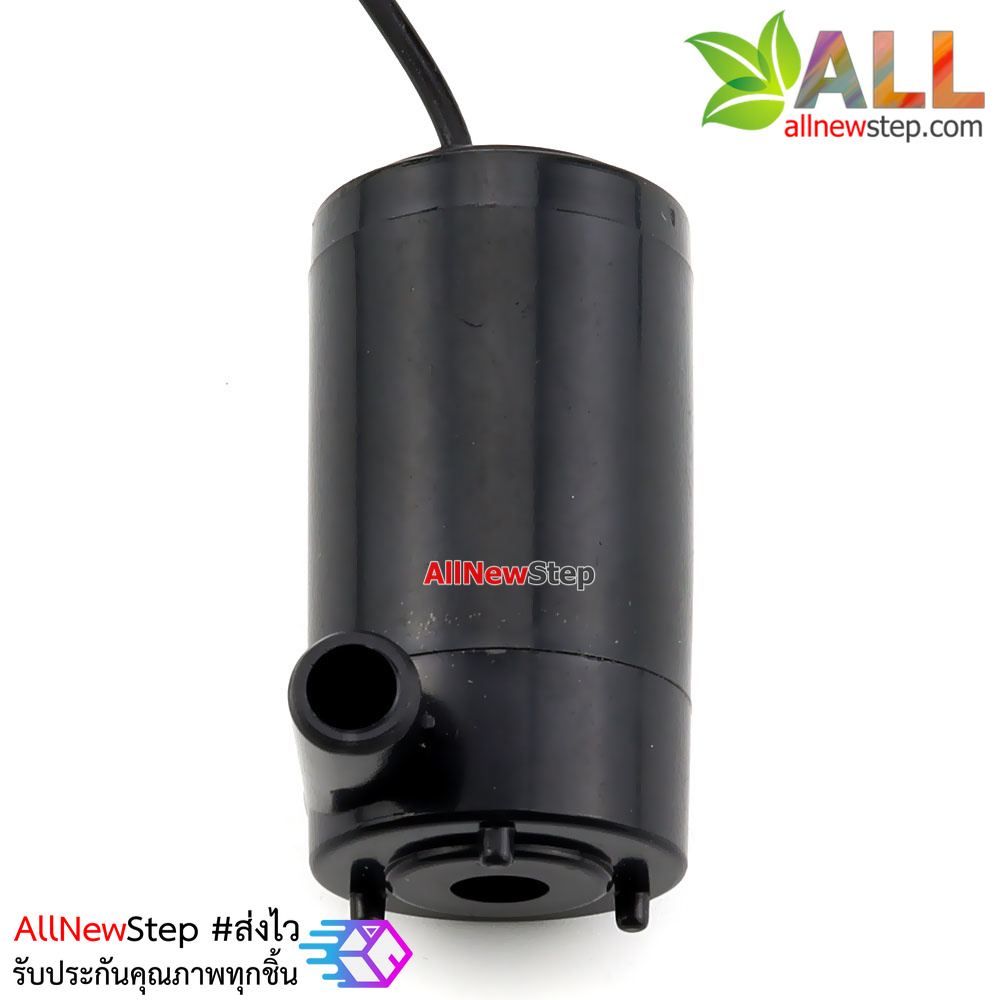ปั๊มน้ำ USB ขนาดเล็ก 3-5V Silent pump mini micro water pump สีดำ