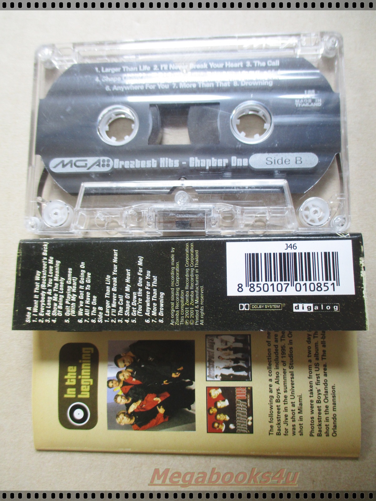 ขายเทปเพลงสากลเก่า BACKSTREET BOYS GREATEST HITS