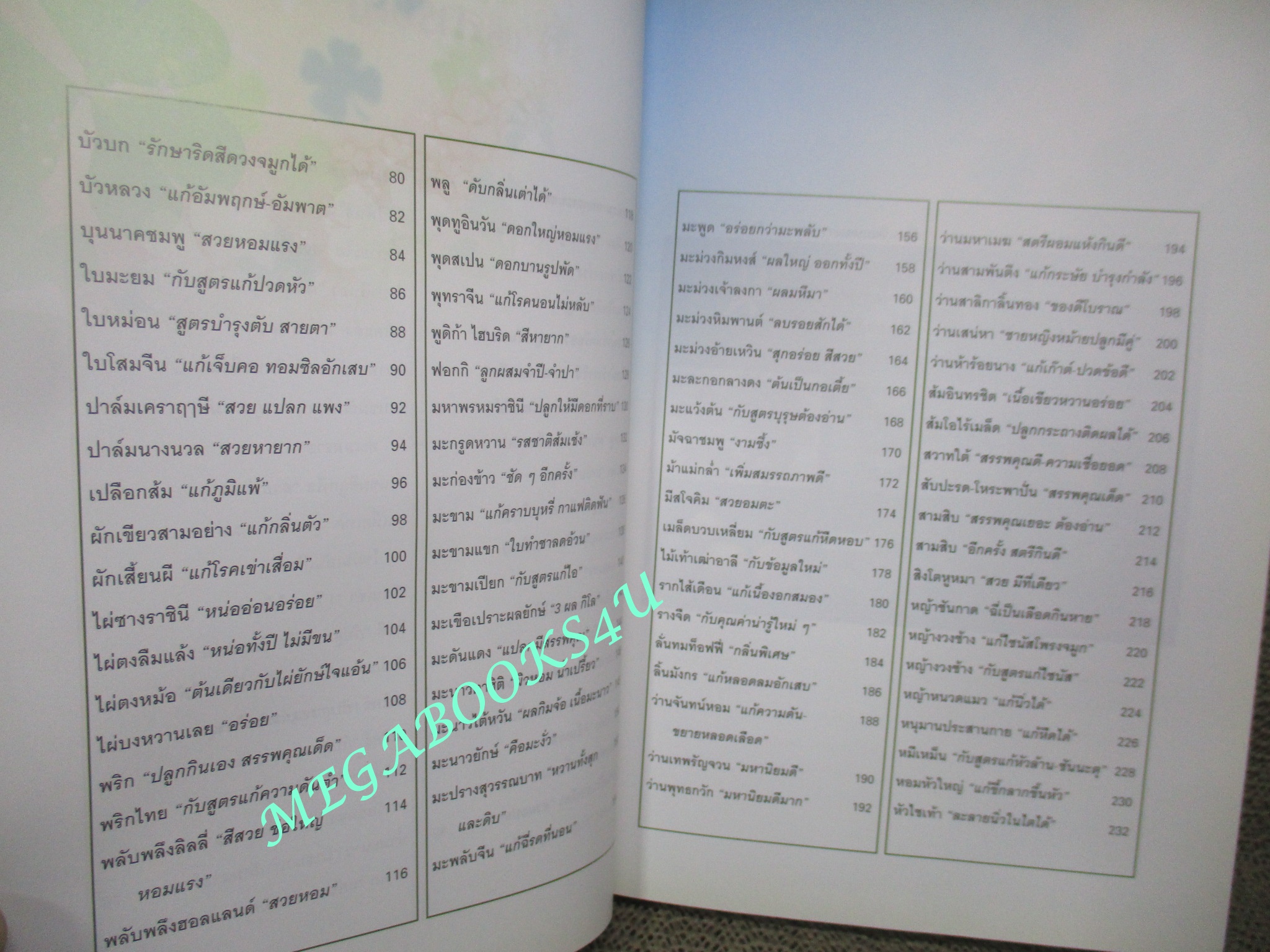 หนังสือ สมุนไพร ไม้ประดับหายาก เล่ม4 โดย นายเกษตร