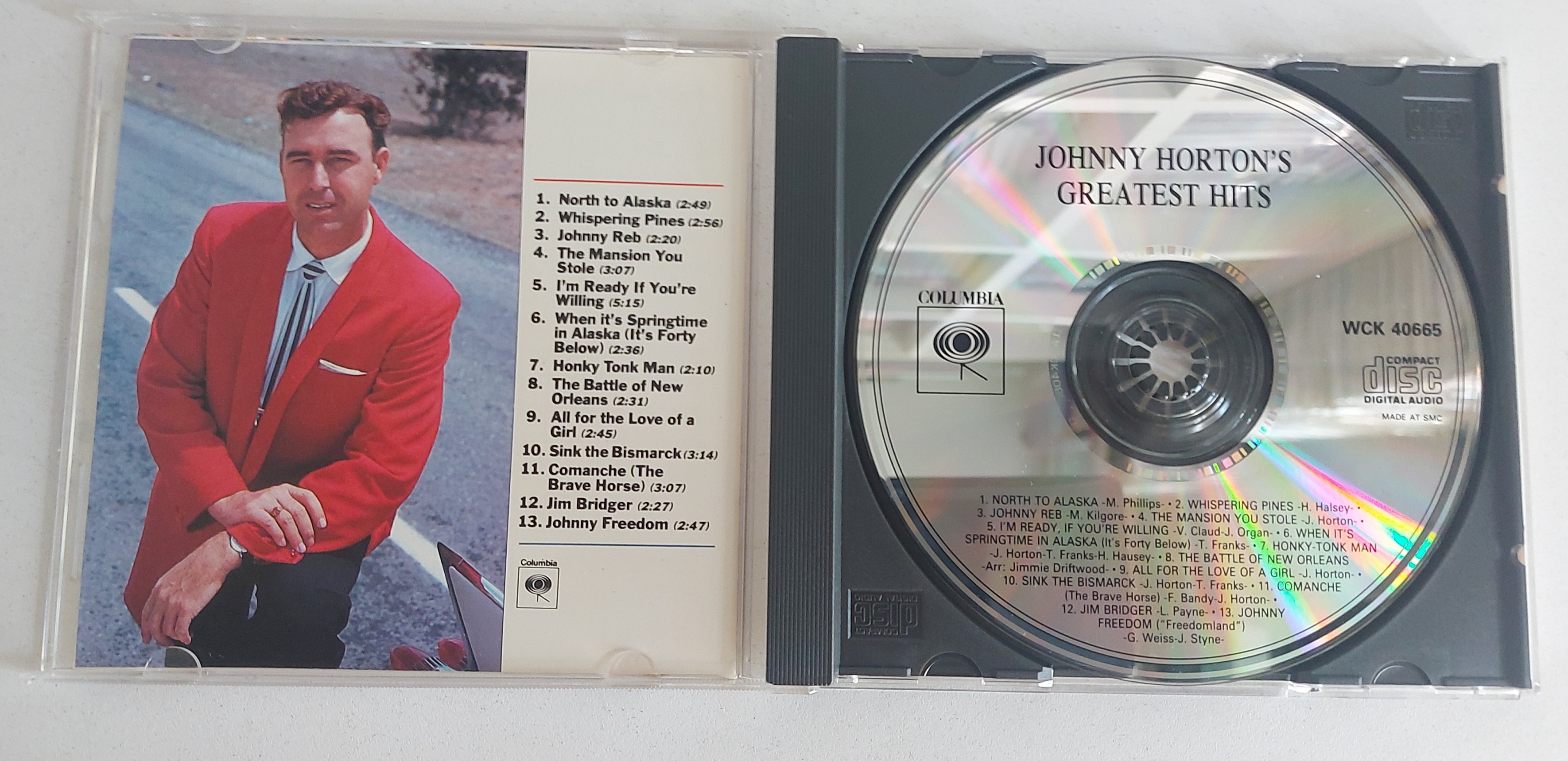 Used CD,Johnny Horton - Greatest Hits (A+)(1987)(Canada)