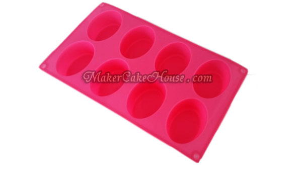 พิมพ์ซิลิโคนรูปไข่หรือวงรี ขนาดใหญ่