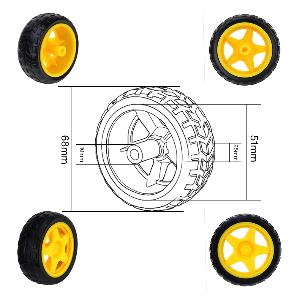 ชุดทดลอง Uno R3 Smart Car Robot Kit รถหุ่นยนต์หลบหลีกสิ่งกีดขวางและเดินตามเส้นครบชุด Smart Car Kit