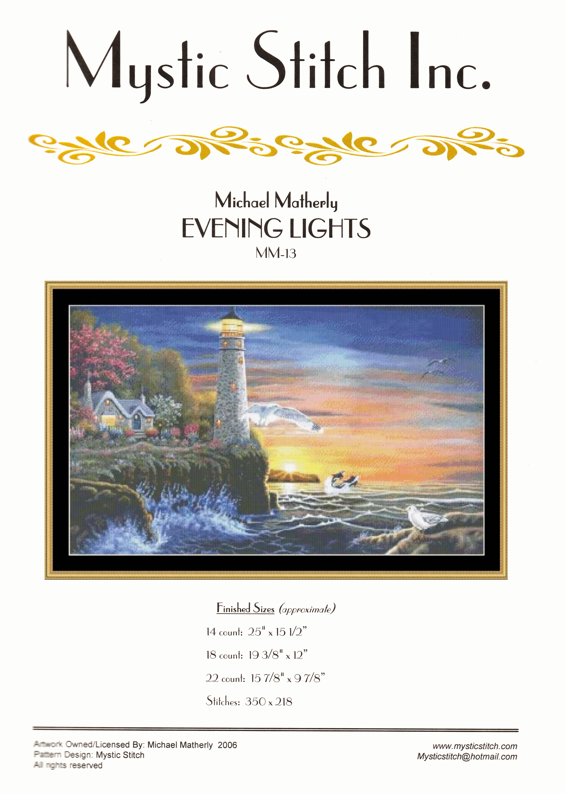 Mystic Stitch ผังลาย Evening Lights