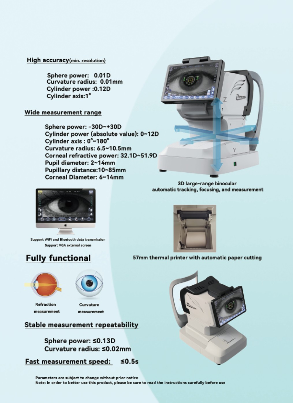 Auto Ref/Keratometer ARK-1 PLUS Auto Refractometer AR-1 PLUS