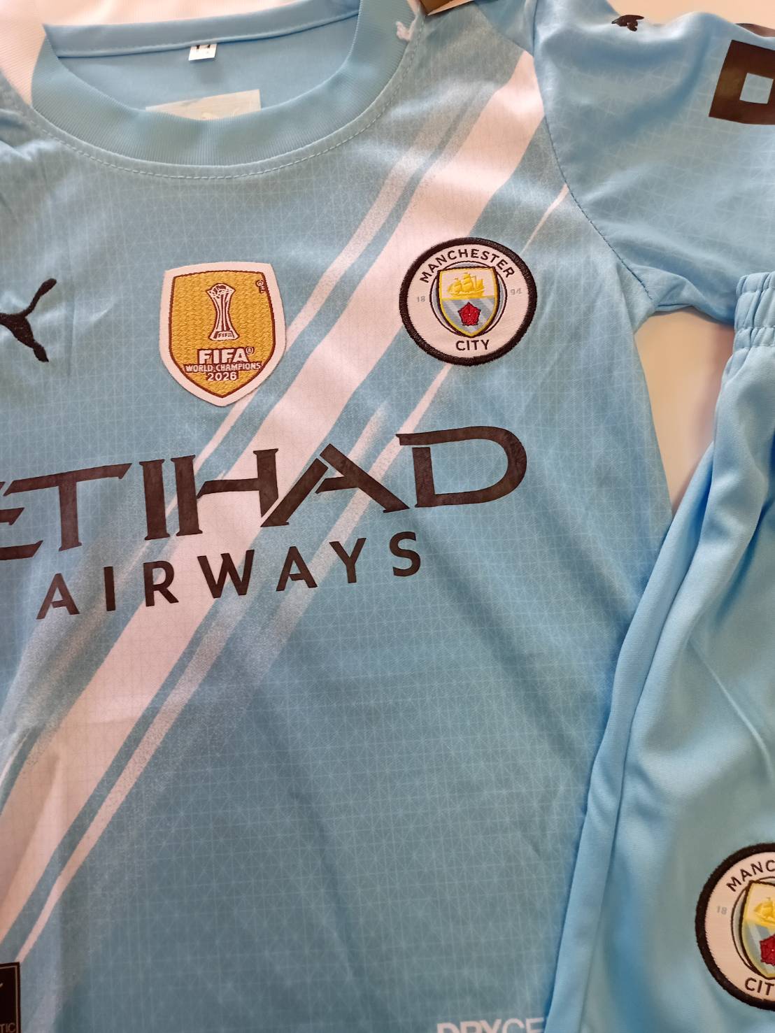 ชุดบอลเด็ก Manchester City 2025-2026