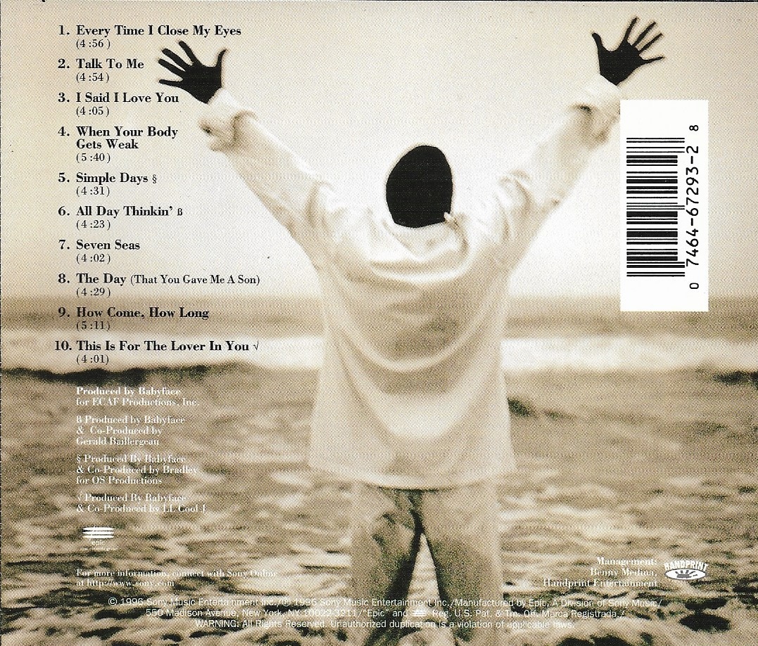 Used CD,Babyface - The Day (B)(1996)