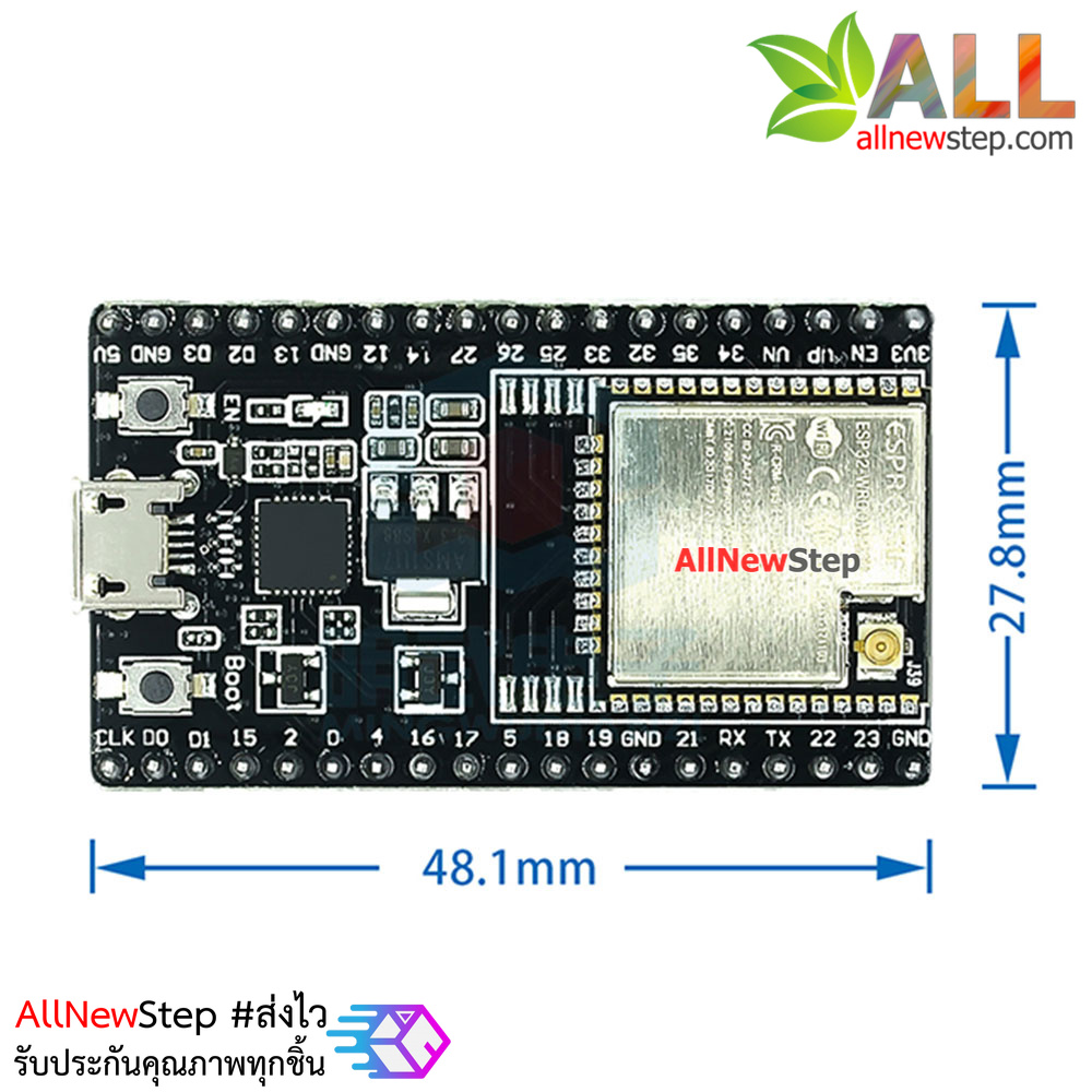 บอร์ด ESP32-DevKitC core board ESP32 V4 development board ESP32-WROOM-32U