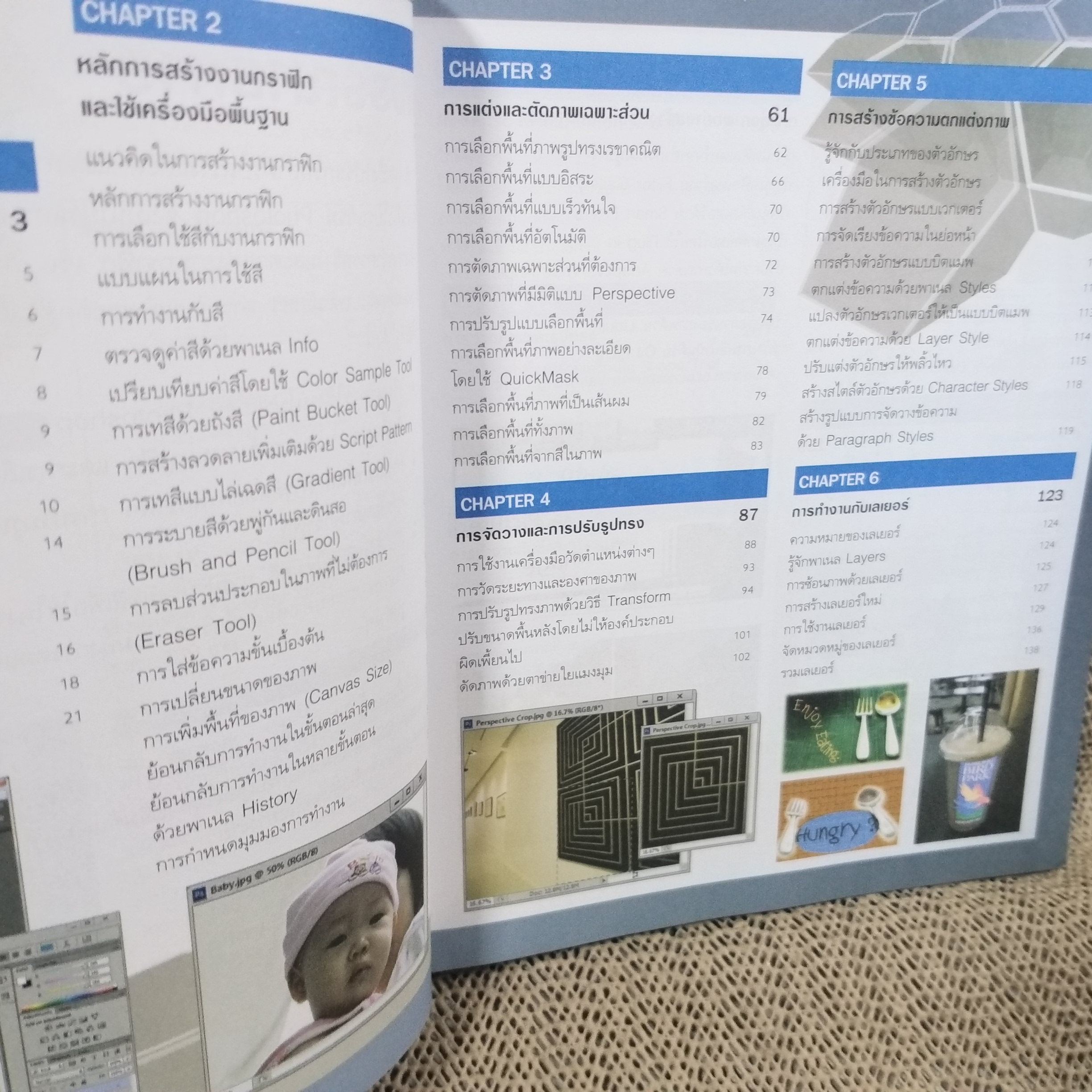 ตกแต่งภาพกราฟิก Photoshop CS6 ฉบับสมบูรณ์ ผู้แต่ง ปิยะ นากสงค์/ สภาพดี 90 %