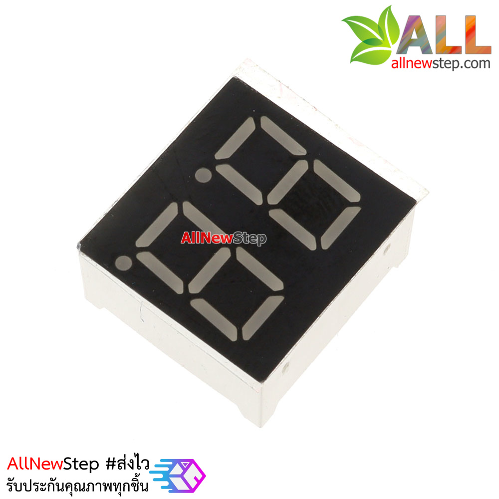 7 Segment 0.36 นิ้ว Common Anode 2 digit Red ไฟ 7 segment 0.36 2 หลัก สีแดงแบบไฟบวกร่วม 3621B 3261B SM4103620DW