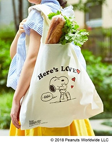 Snoopy Big Marche Bag กระเป๋าช็อปปิ้ง กระเป๋าผ้าสนูปปี้