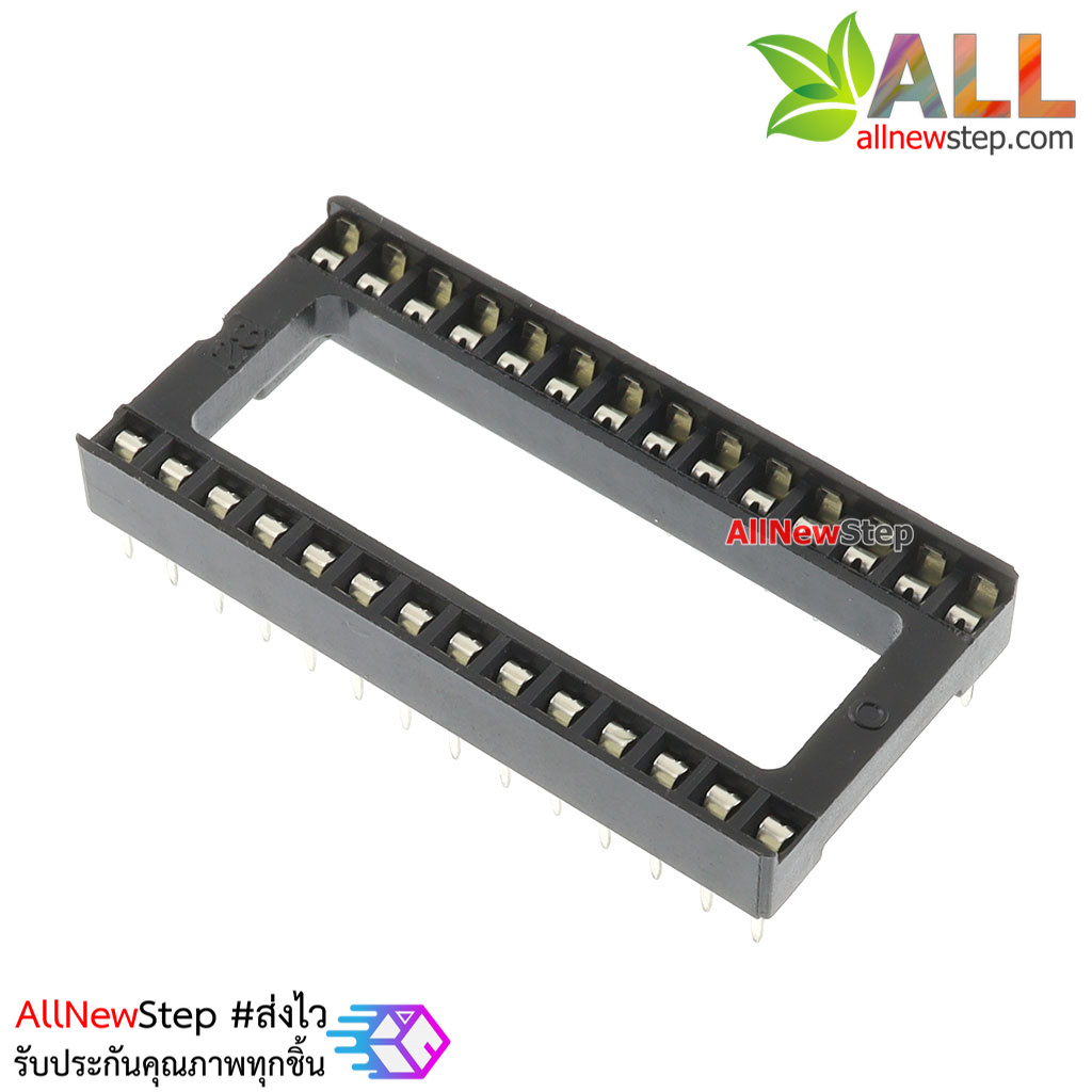 socket 28 ขา แบบกว้าง socket 28p wide