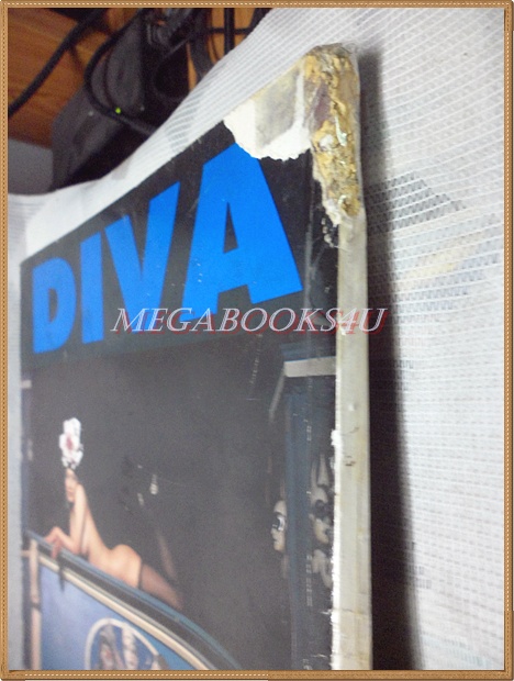 DIVA สภาพปานกลาง 2แผ่นแรกหน้าหลังมีตำหนิแหว่ง ด้านในสภาพดี