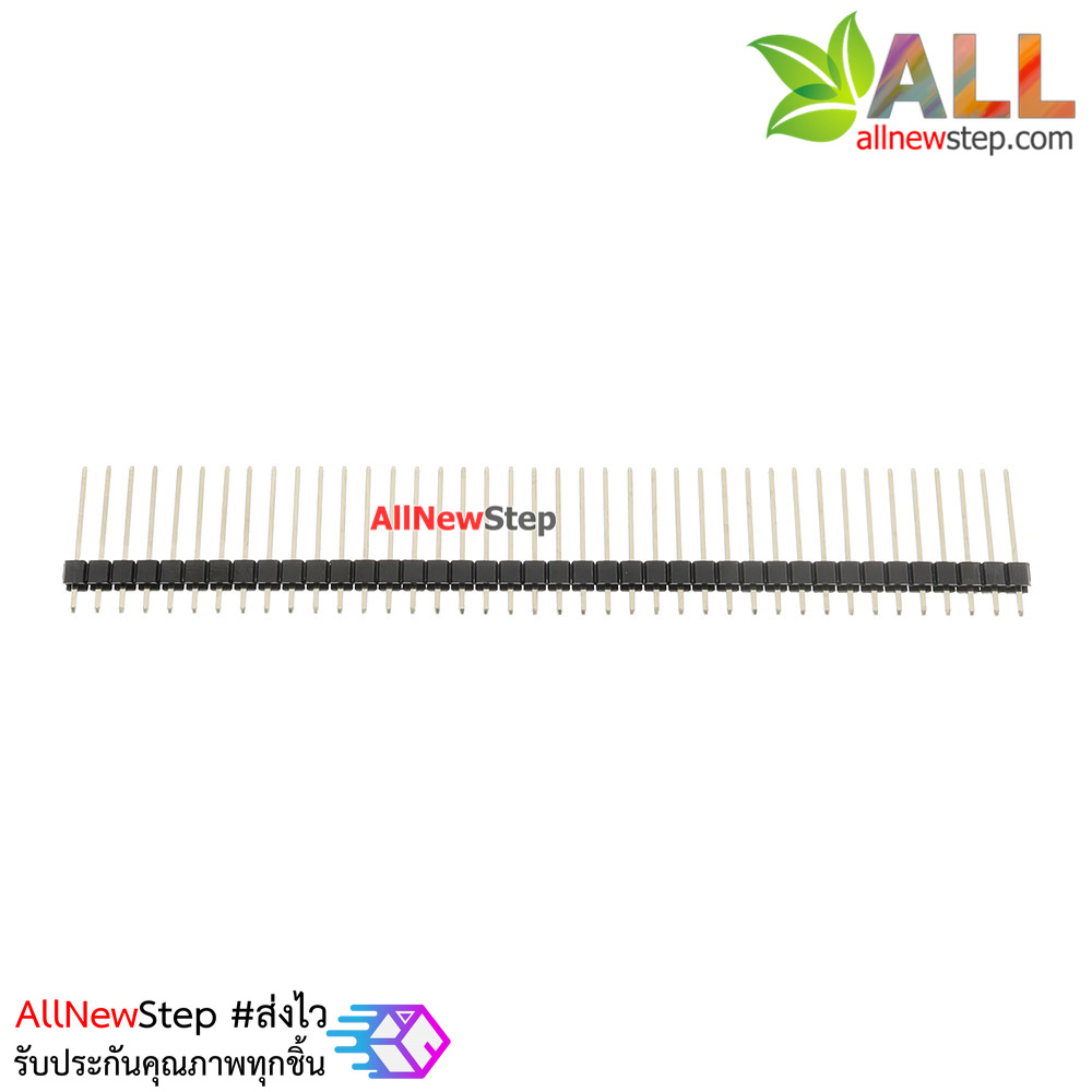 ก้างปลา 1x40pin 2.54mm แบบยาว 15mm 40p Pin Header