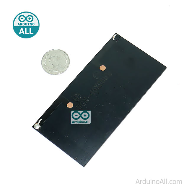 Monocrystalline solar panel 45x90x2.2-3.0MM 5.5V 110MA Solar Cell ขนาดเล็ก 5V 110mA