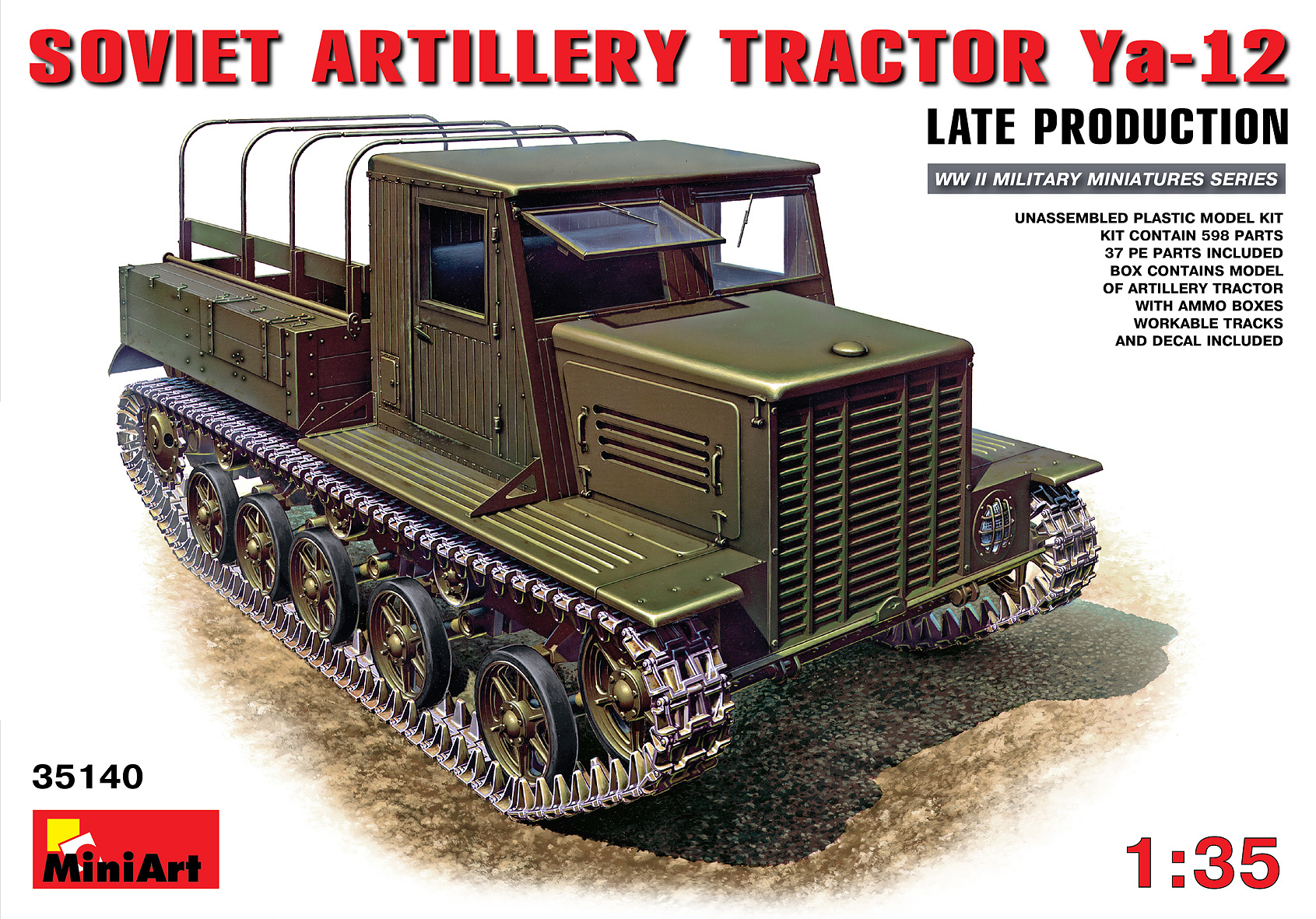 1/35 Ya-12 SOVIET ARTILLERY TRACTOR Late Production