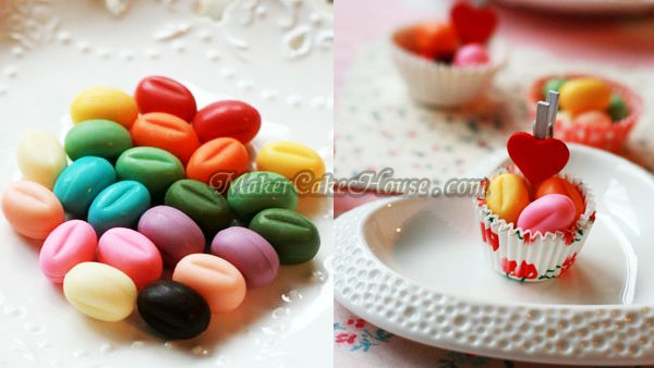 พิมพ์ซิลิโคนช็อคโกแล็ตขนาดจิ๋วน่ารัก