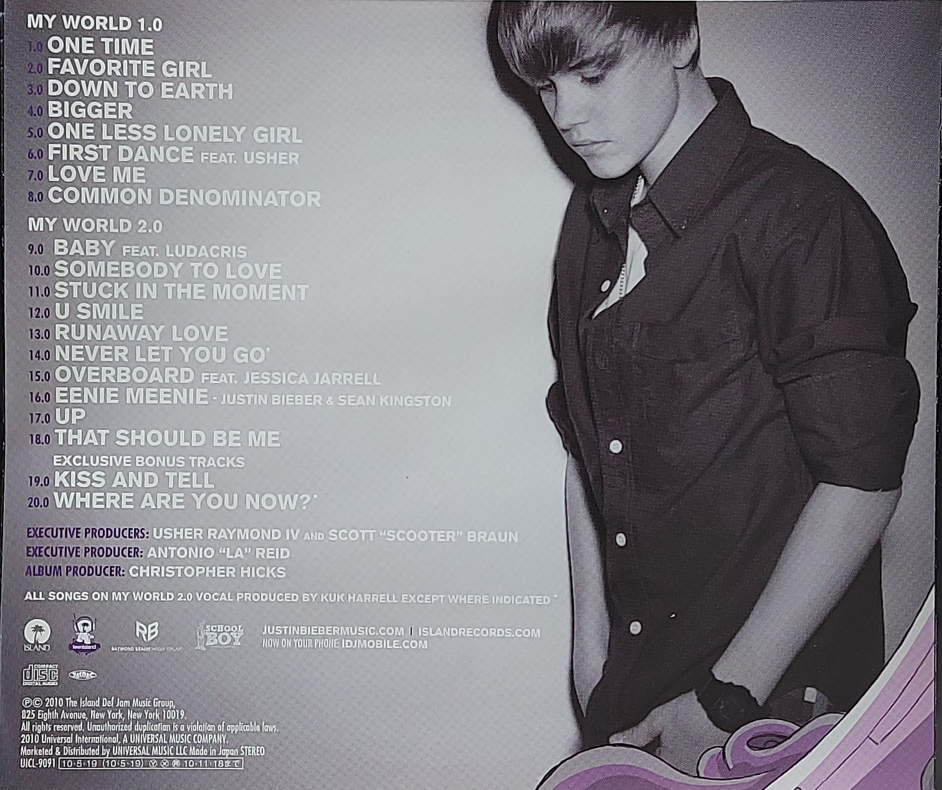 Used CD,Justin Timberlake - My Worlds (C)(2010)(Japan)