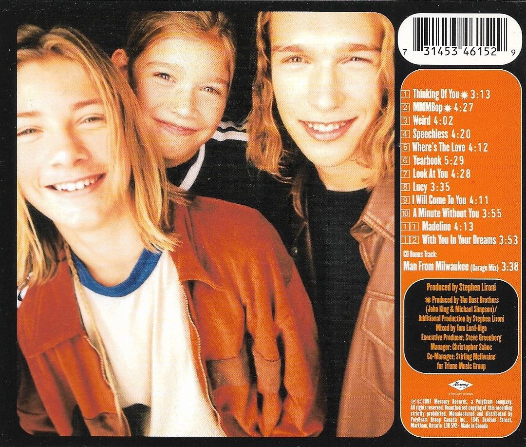 Used CD,Hanson - Middle of Nowhere (A+)(1997)(Canada)