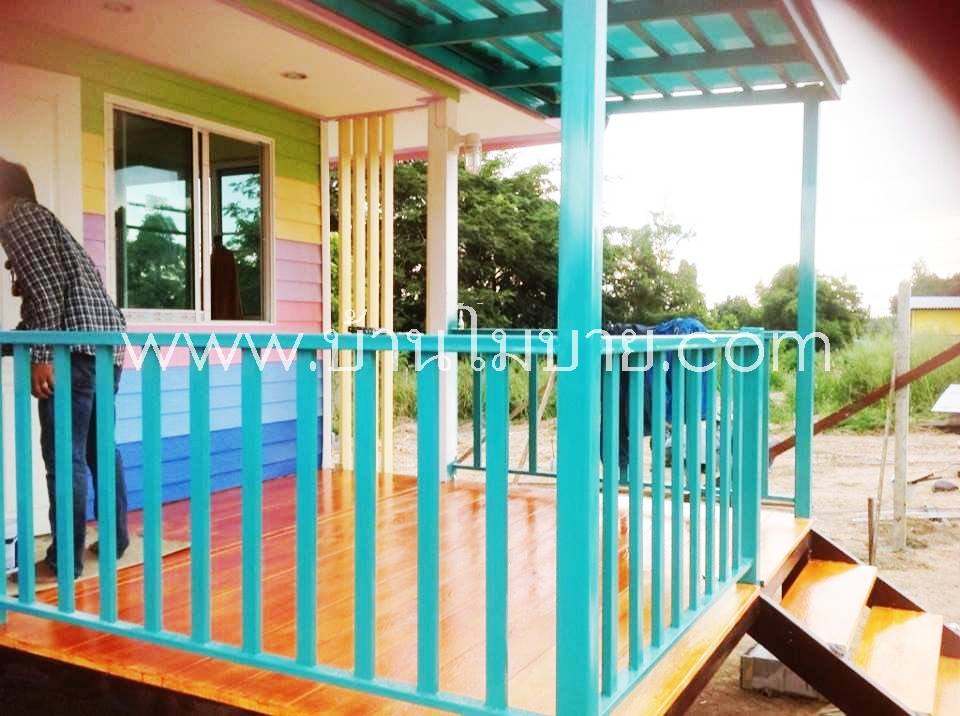 บ้านน็อคดาวน์ ขนาด 4*6 เมตร (1 ห้องนอน 1 ห้องน้ำ 1ห้องนั่งเล่น)