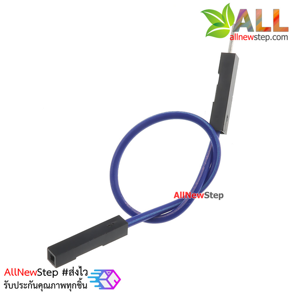 สายจัม ผู้-เมีย Jump Wire (Female to Female) สายไฟ ยาว 30cm. คละสี จำนวน 1 เส้น