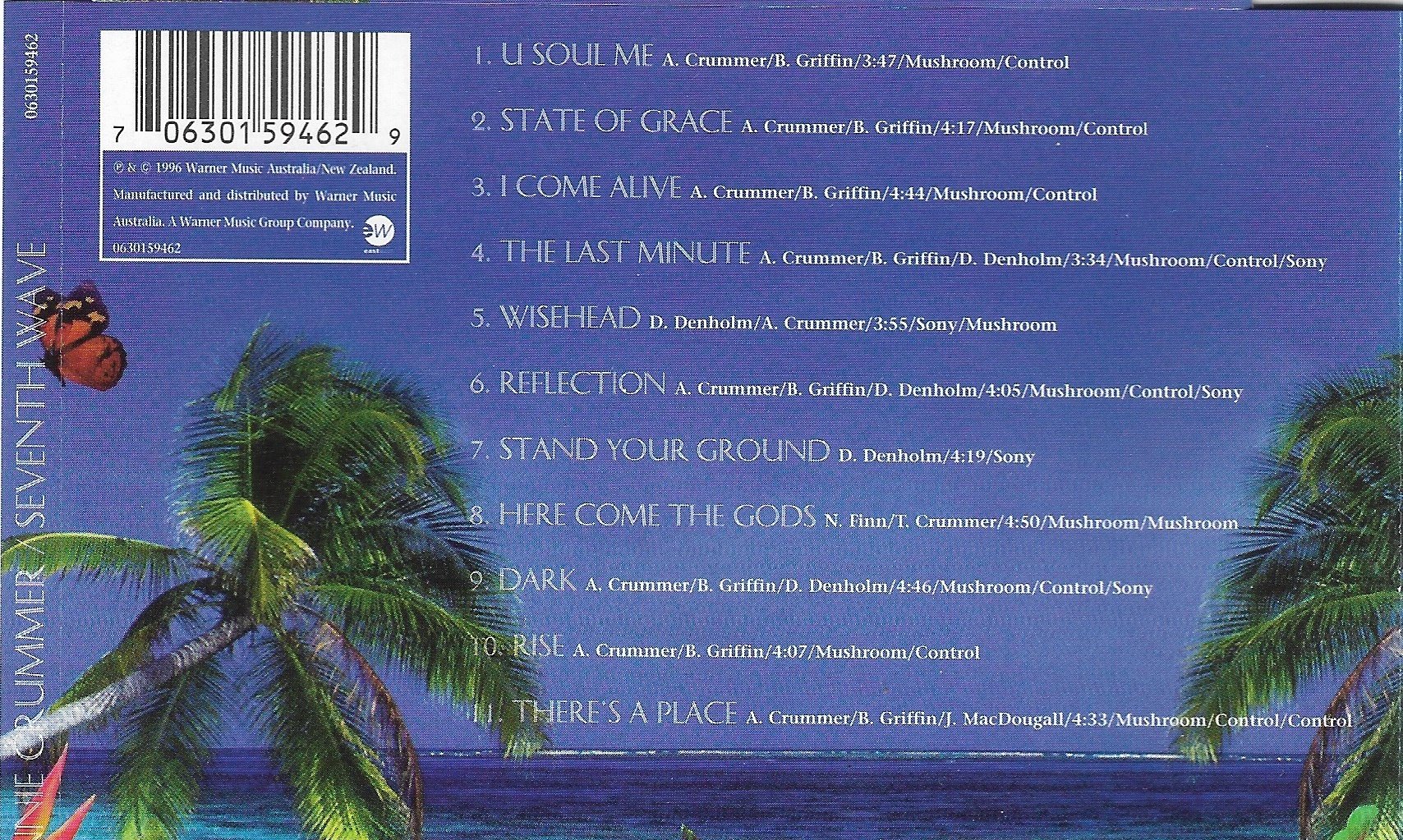 Used CD,Annie Crummer - Seventh Wave (B)(1996)(Made in Australia)