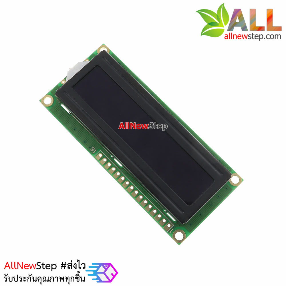 LCD Display 1602 LCD Red Text Black Screen 16x2 LCD with backlight of the LCD screen จอ LCD สีแดงไฟแบคไลท์สีดำ สำหรับ Arduino