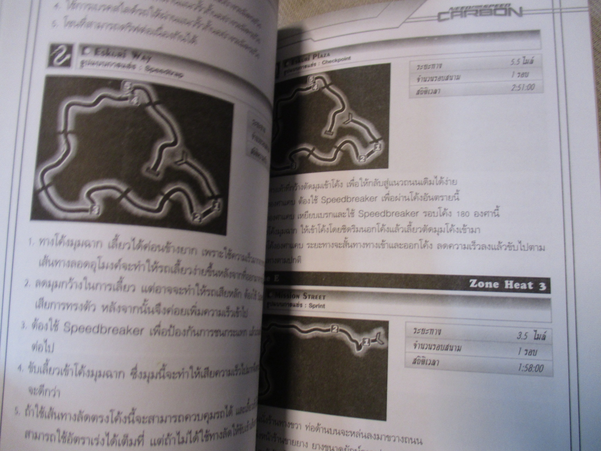 คู่มือเฉลยเกมส์ NEED FOR SPEED CARBON