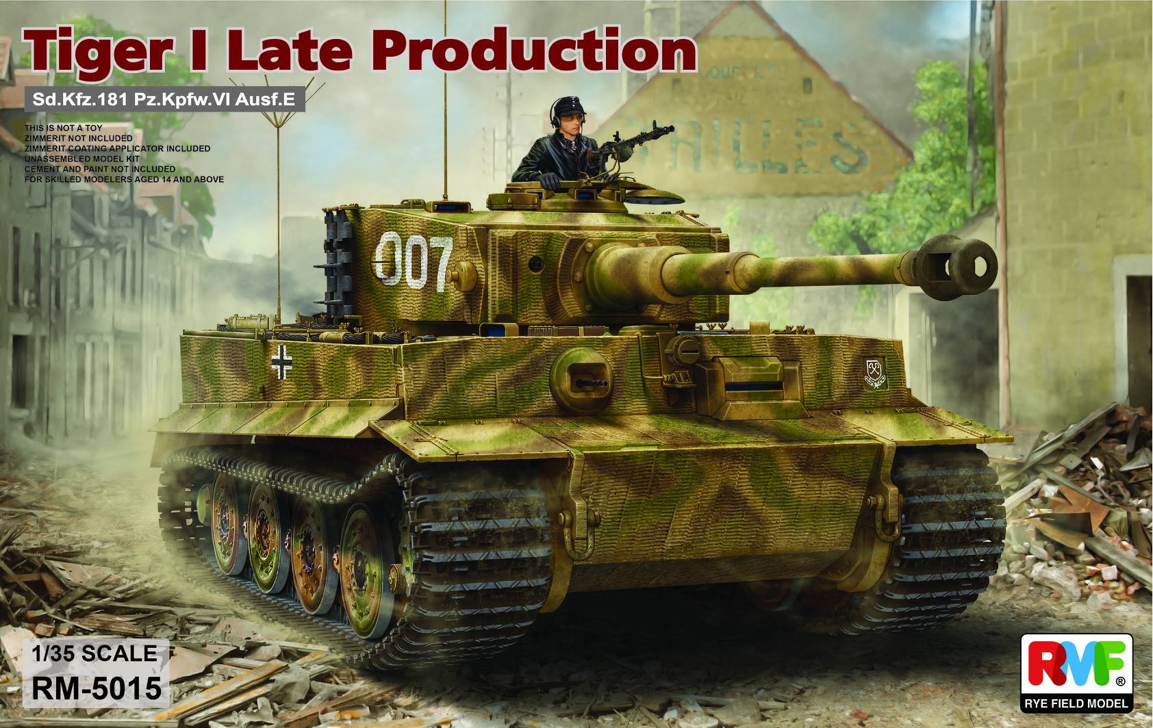 1/35 Sd.Kfz. 181 Pz.kpfw.VI Ausf. E Tiger I Late Production