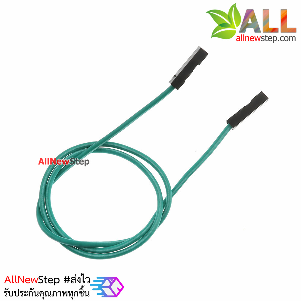 สายจัม เมีย-เมีย Jump Wire (Female to Female) สายไฟ ยาว 30cm. คละสี จำนวน 1 เส้น