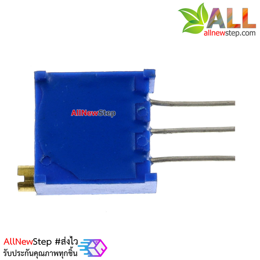 ตัวต้านทานปรับค่าได้ 100 โอห์ม แบบละเอียดหมุน 25 รอบ Trimpot 100 ohm 100r