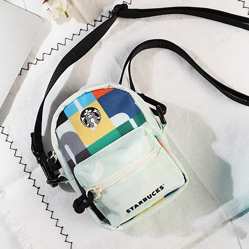 ❌เลิกจำหน่าย❌ Starbucks กระเป๋าขนาดเล็ก เป็น พวงกุญแจหรือใส่เหรียญได้