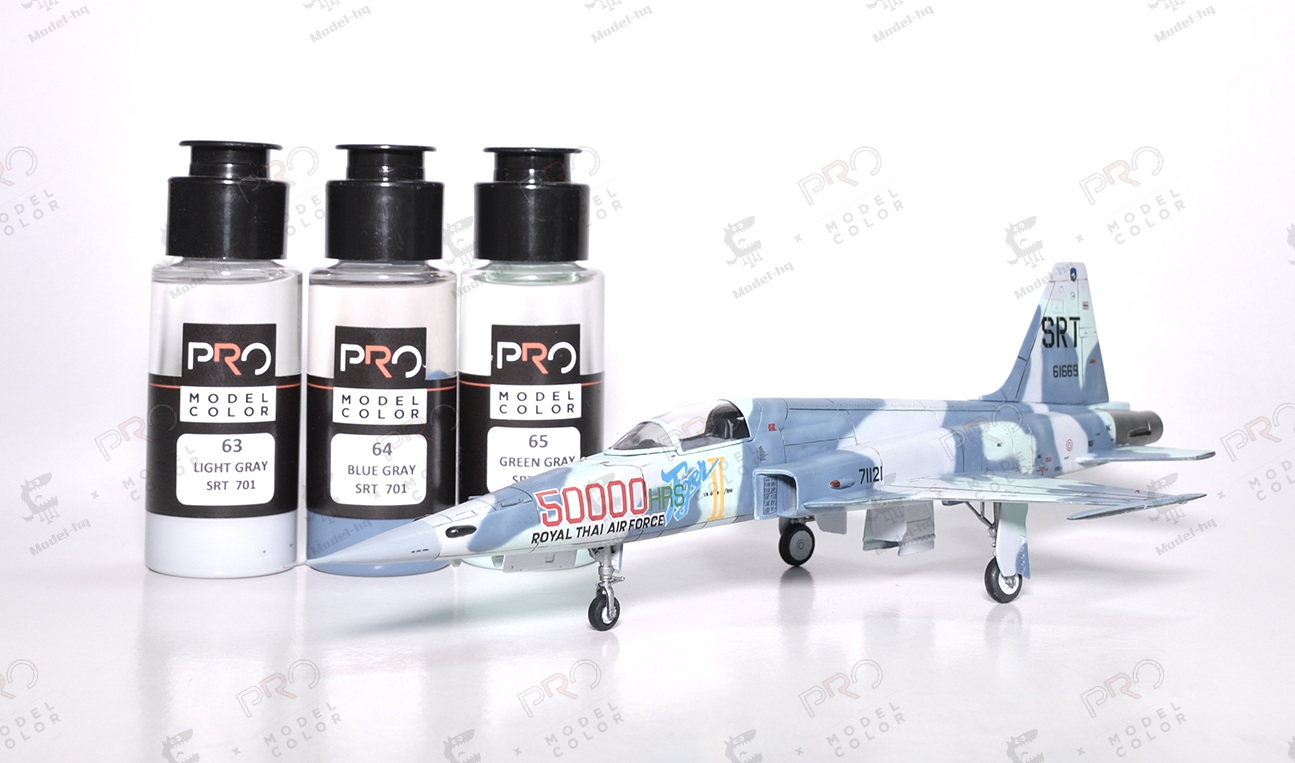 สี PRO COLOR SET สำหรับ เครื่องบิน ลายพราง SRT ขนาด 30ml