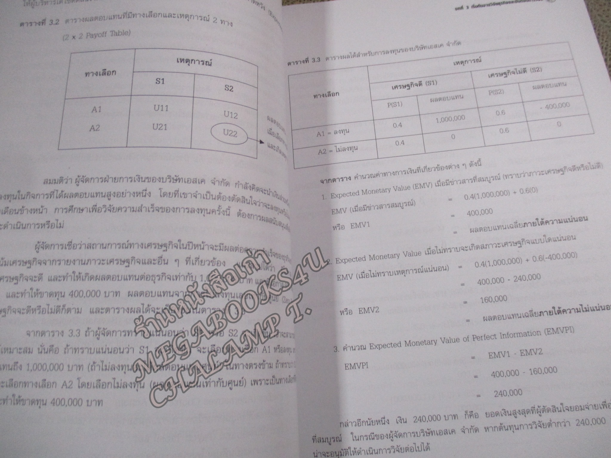 วิจัยธุรกิจยุคใหม่ (MODERN BUSINESS RESEARCH METHODOLOGY) ผู้แต่ง วัชราภรณ์ สุริยาภิวัฒน์ / สภาพดี ไม่มีรอยขีดเขียน