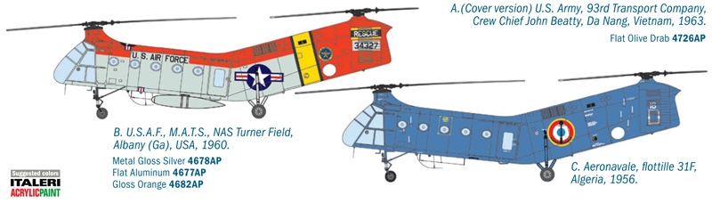 1/48 H-21C SHAWNEE "FLYING BANANA"