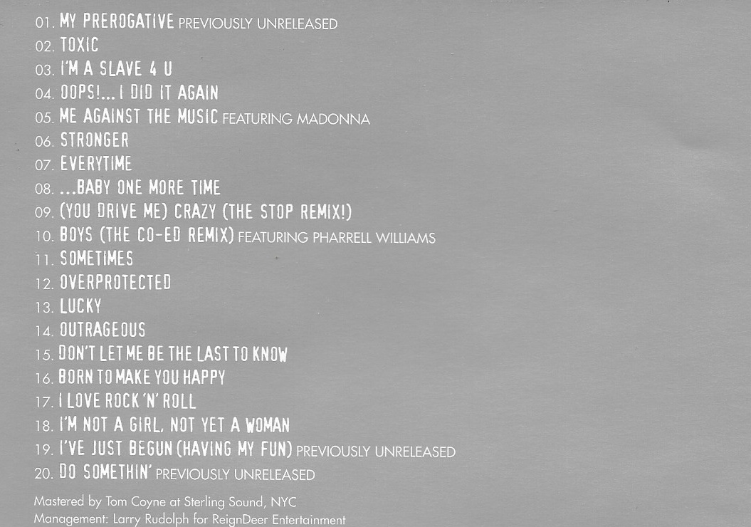 Used CD,Britney Spears - Greatest Hits My Prerogative (B)(2004)(EU)