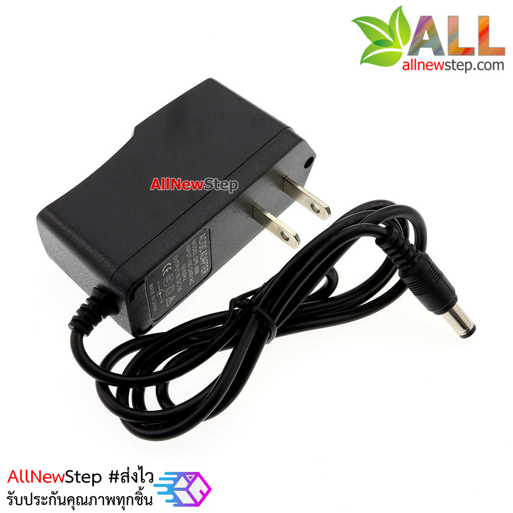 อะแดปเตอร์ แหล่งจ่ายไฟ 5V 1A แอมป์ Adapter 5V 1000mA หัวขนาด 5.5x2.5mm จ่ายกระแสเต็ม 5V 1A